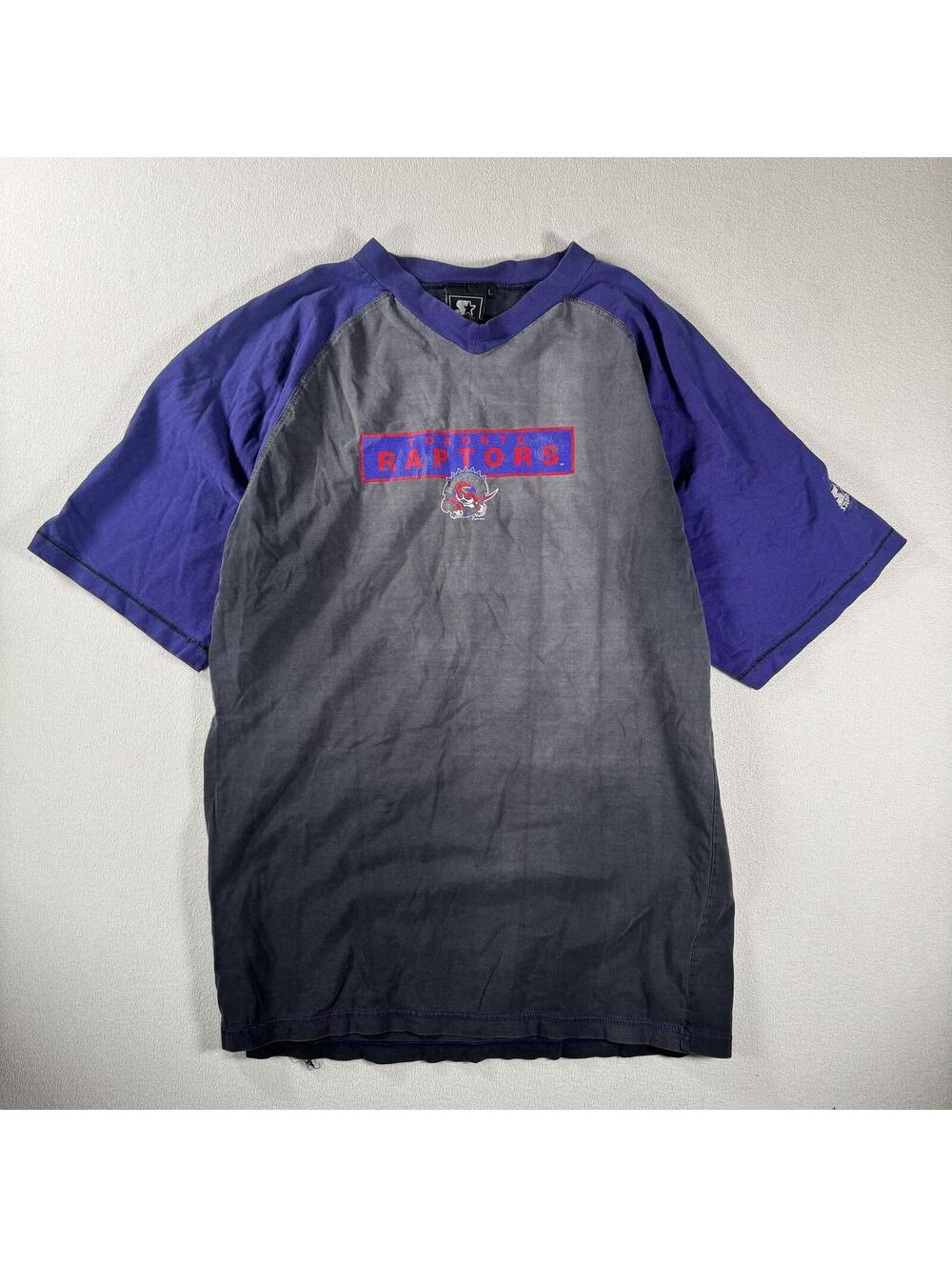 Vintage 90s Faded Toronto Raptors Starter NBA Oversized Tee